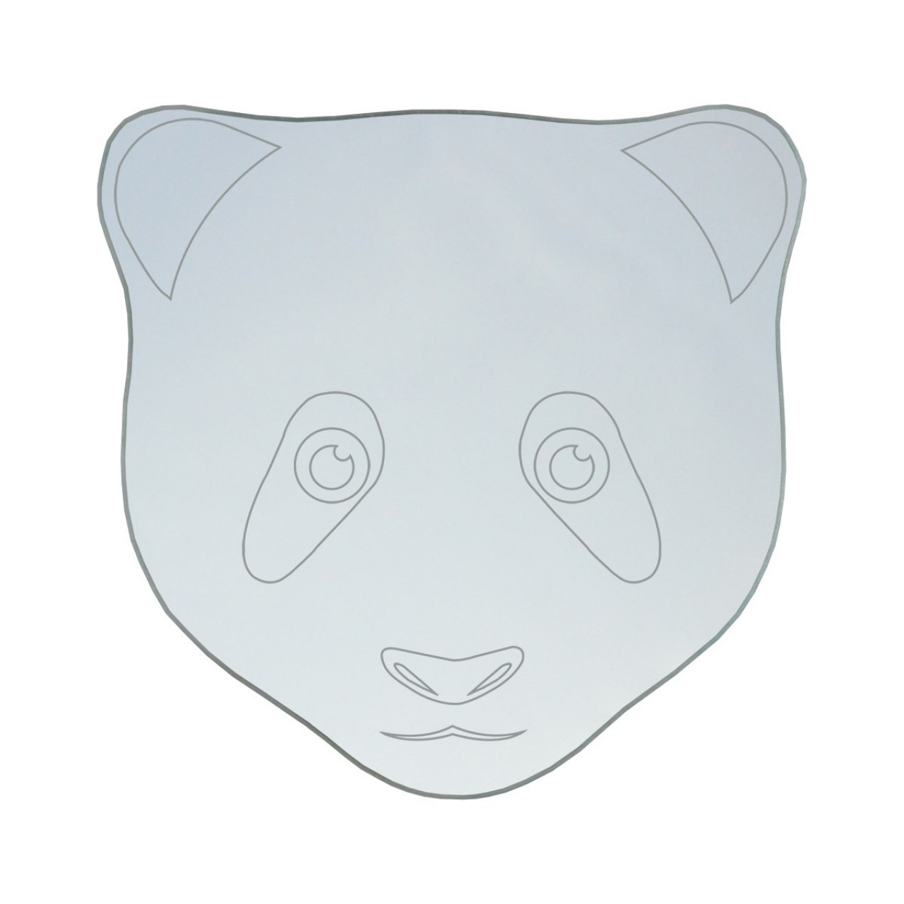 Kiva Panda Kör Nokta Bebek Aynası 115x115 mm TEKNİK ÇİZİMLER