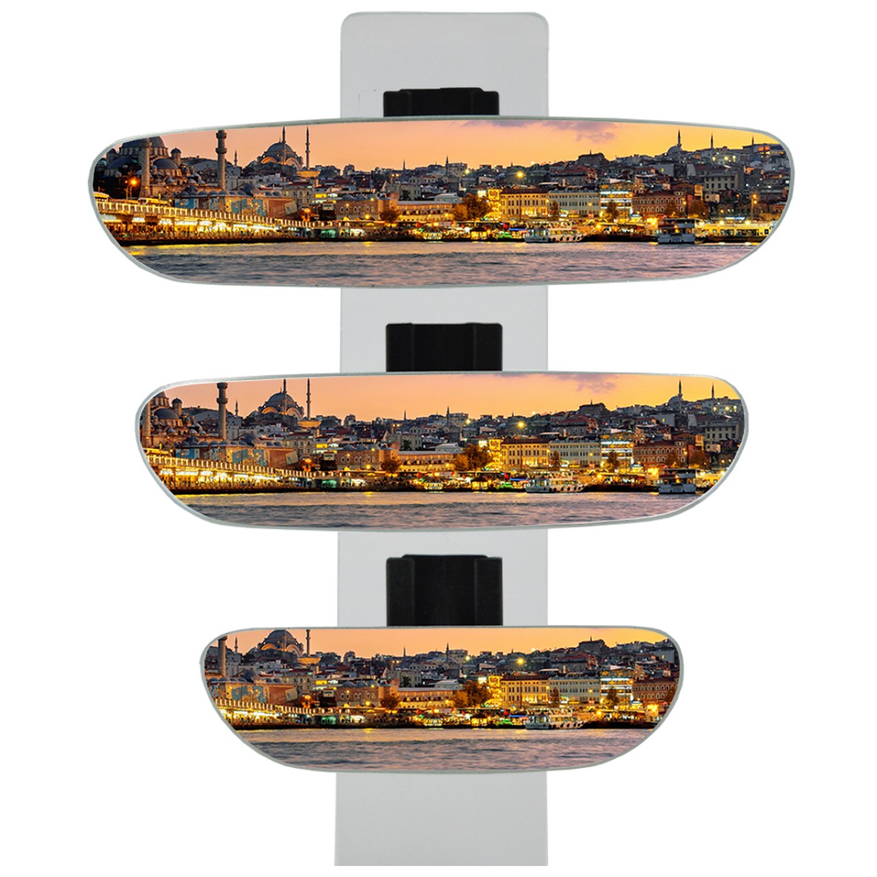 O-va Dik Kollu İç Dikiz Aynası Seti 3'lü TEKNİK ÇİZİMLER
