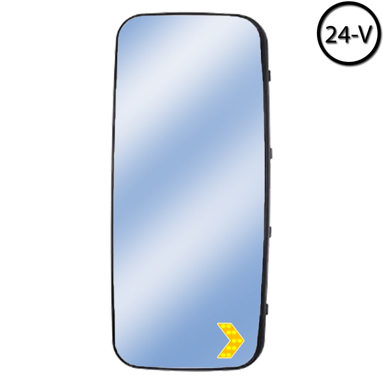 Axor Ym Rezistanslı Tırnaklı Sinyalli Plastik Yataklı Sağ Ayna Camı 24V 215x435 mm 002 811 46 33