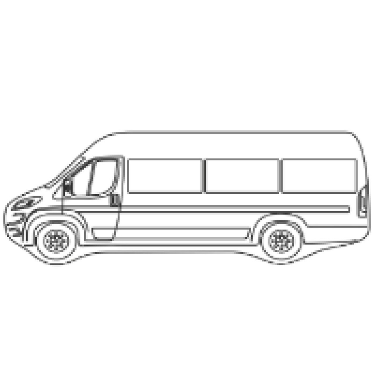 Ducato Minibüs Kollu Canlandırma Ayna 100x250 mm