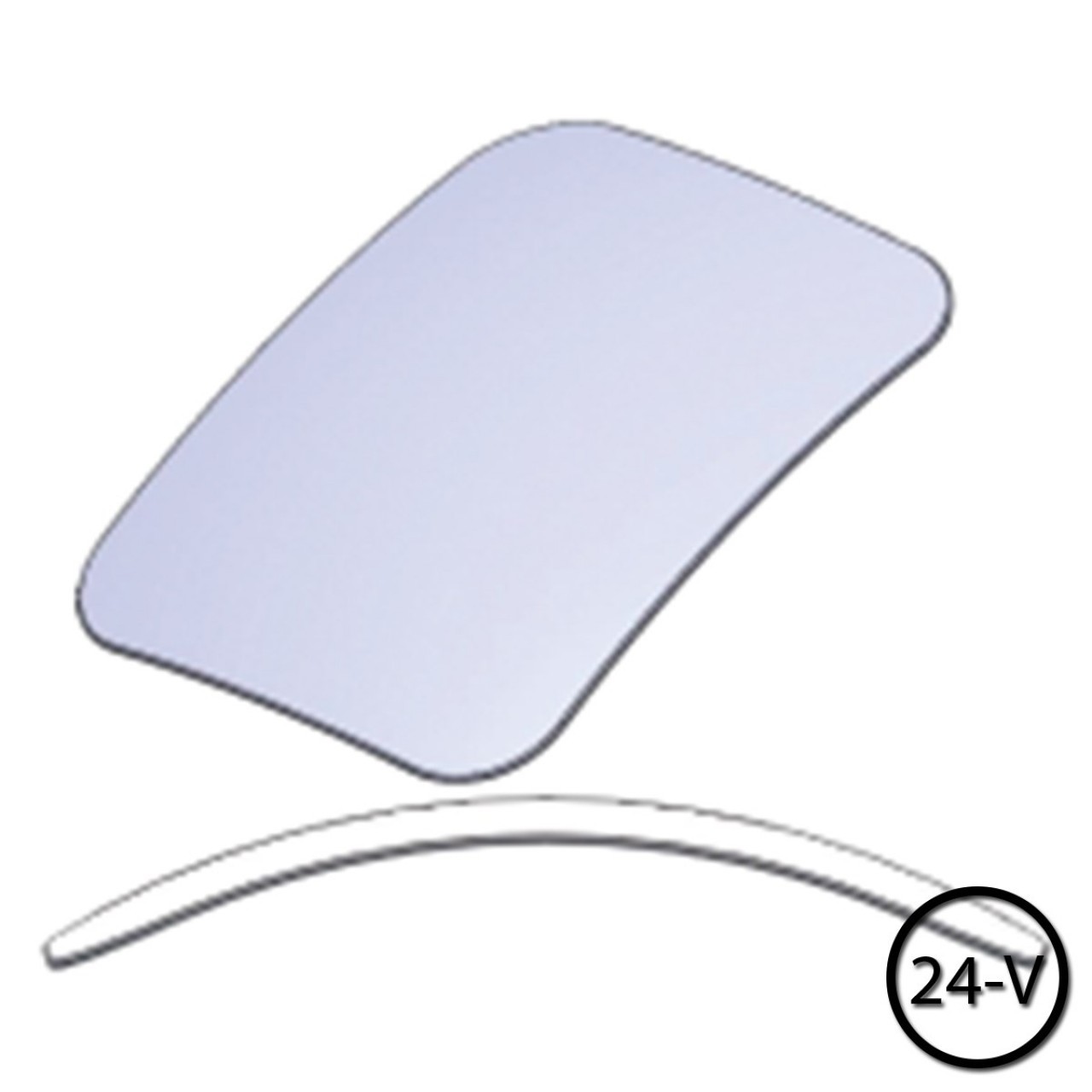 Axor YM Rezistanslı Tırnaklı İlave Ayna Camı 24V 200x215 mm