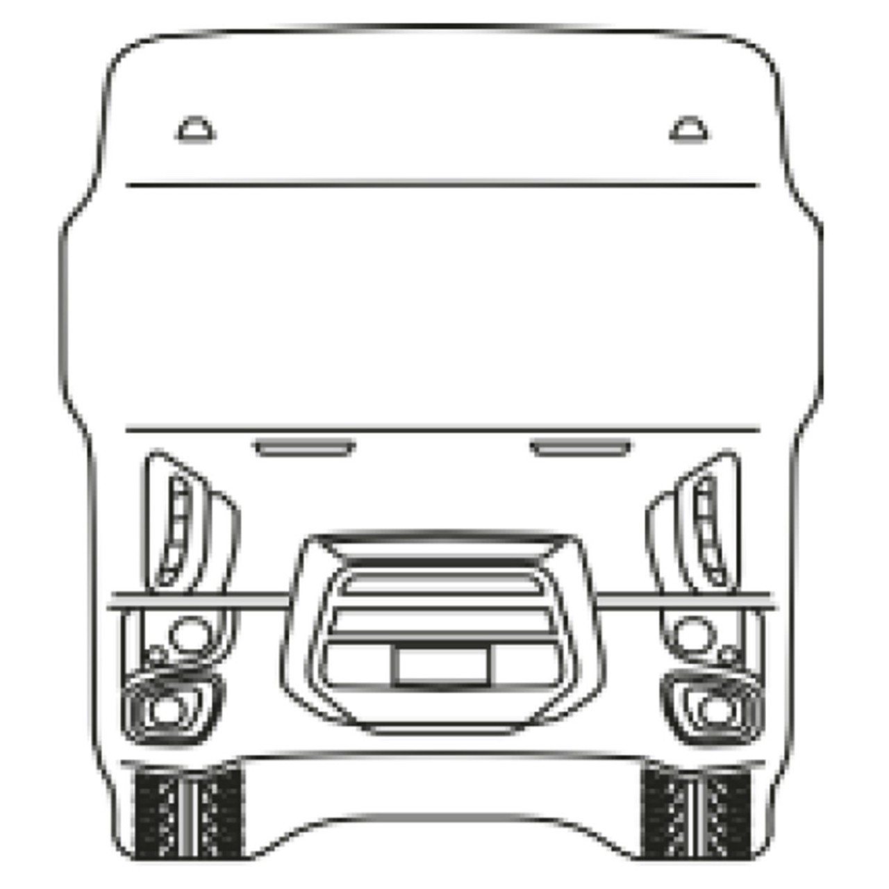 Ford Kabin Canlandırma Ayna Topuzlu 140x170 mm