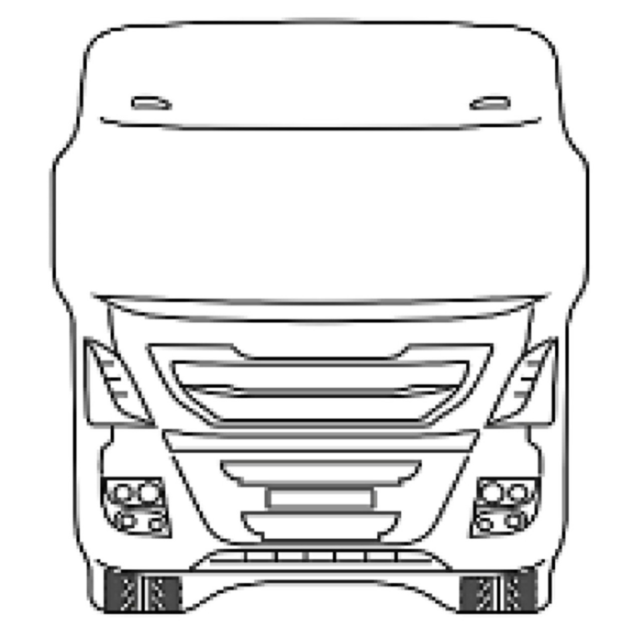 Iveco Kabin Canlandırma Ayna Topuzlu 140x170 mm