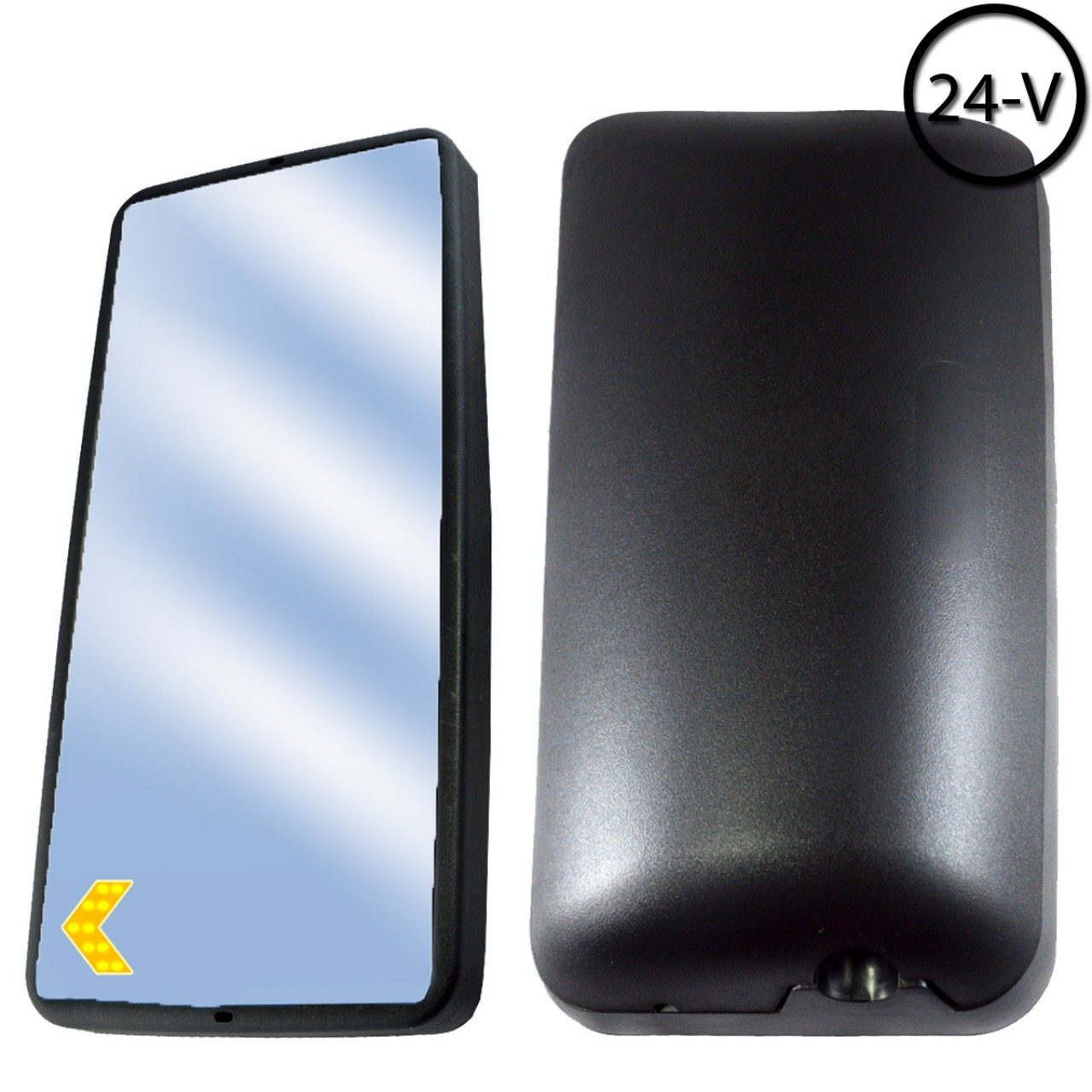 Universal Motorlu Sinyalli Rezistanslı Sol Ayna Mercedes Man Bmc Pro Daf YM 403 24V 205x384 mm 81.63730-6316 81.63730-6367