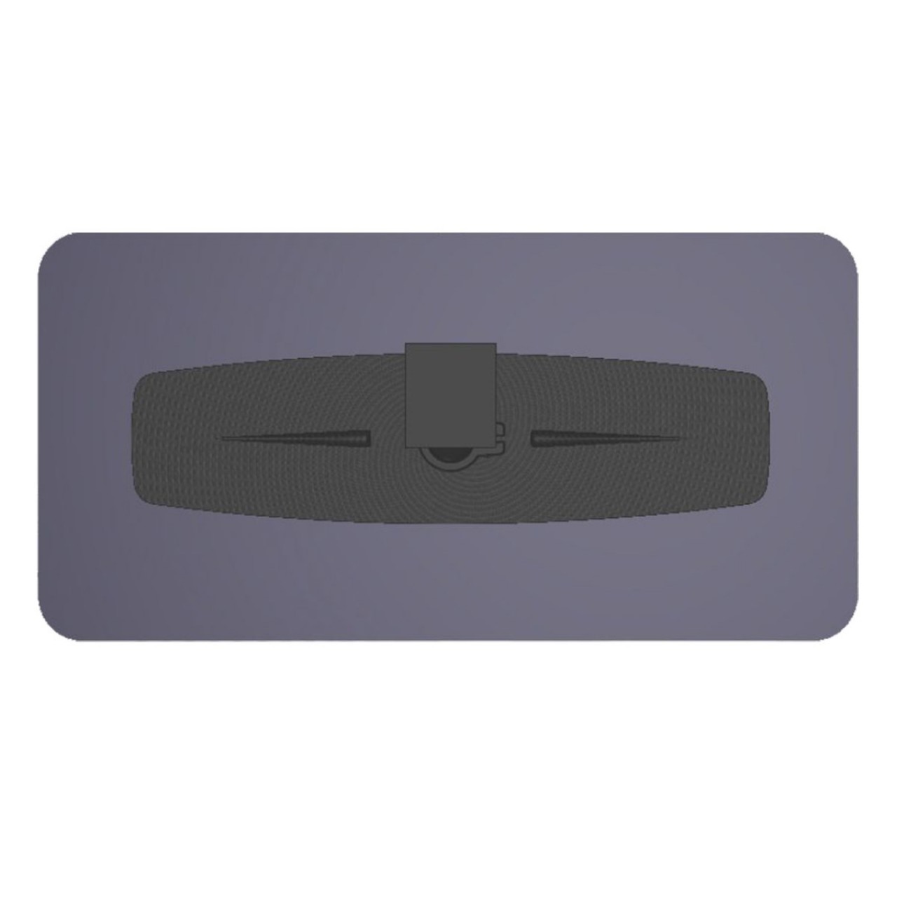403 Camlı Eğik Kollu Universal İç Dikiz Aynası Düz 355x175 mm