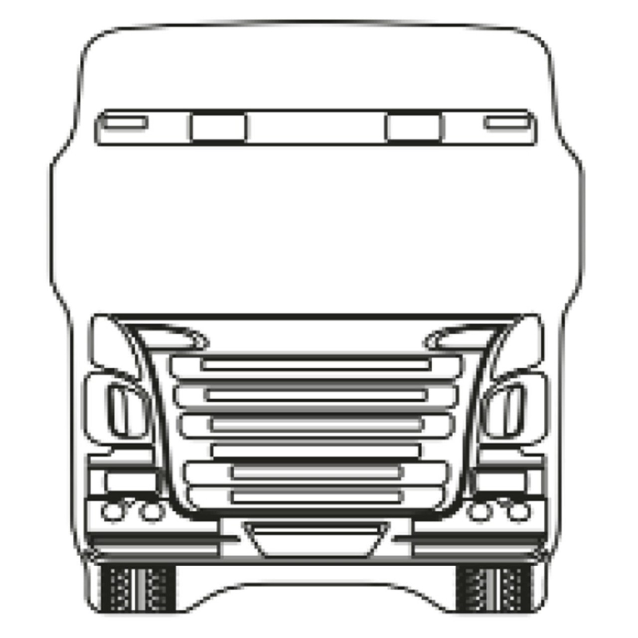 Scania Kabin Canlandırma Ayna Kiva 140x170 mm